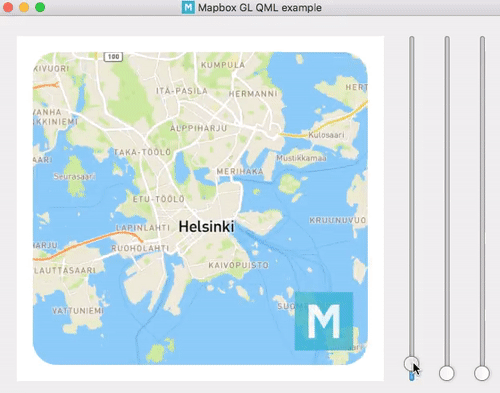 Mapbox QML example